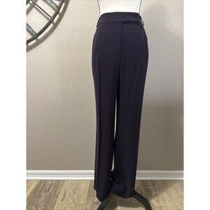 Jones New York Trouser Pants Deep Purple Aubergine Size 10 NWT